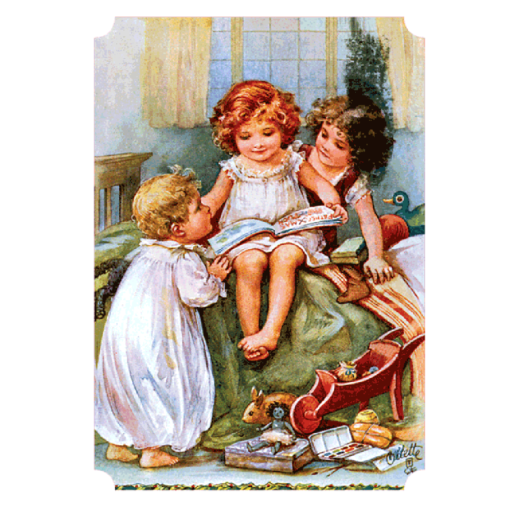 Vintage Christmas - Holiday Sticker Box