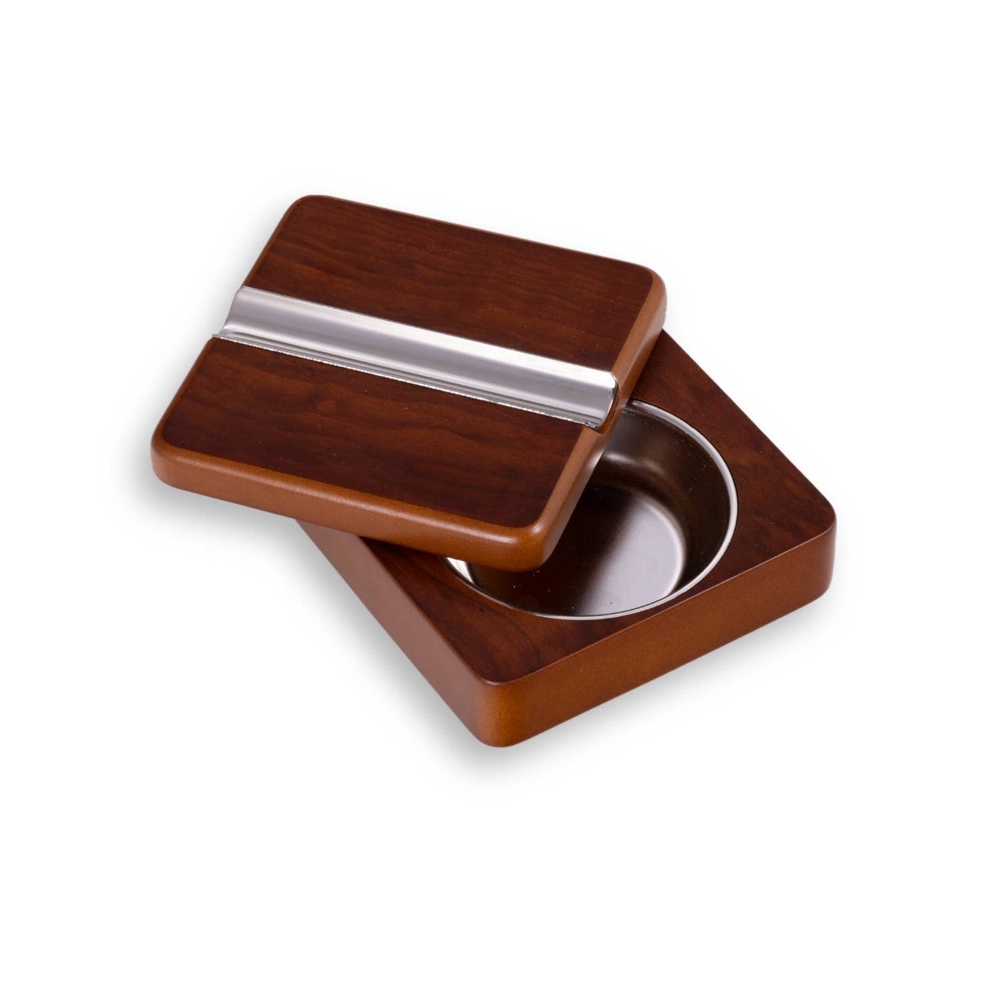 Rosewood Swivel Cigar Ashtray