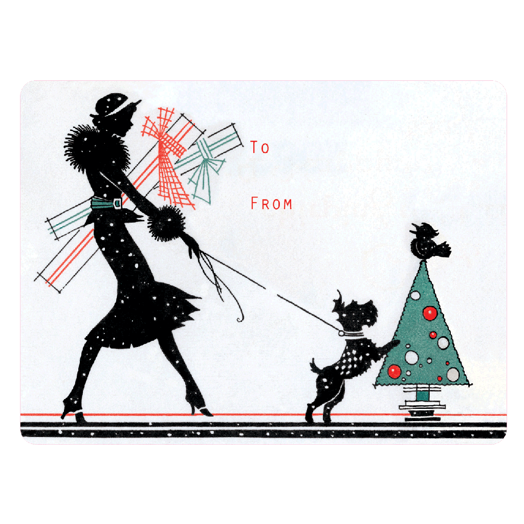 Vintage Christmas - Holiday Sticker Box