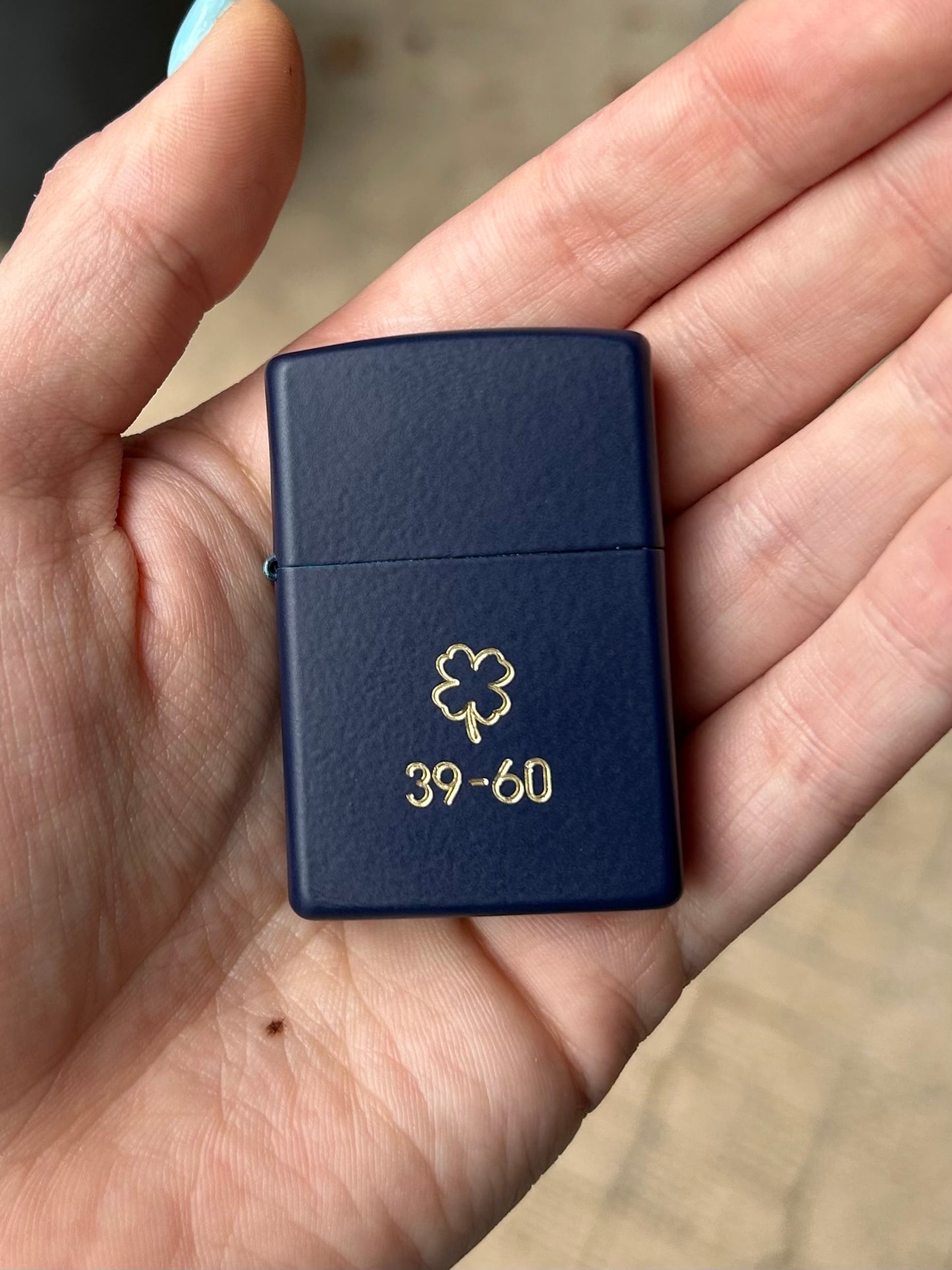 Zippo Navy Blue Matte Windproof Lighter