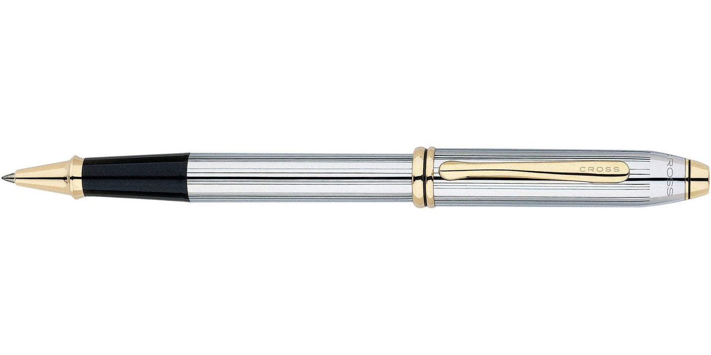 Cross Townsend® Medalist® Chrome with 23kt Gold Plated Appointments Rollerball Pen