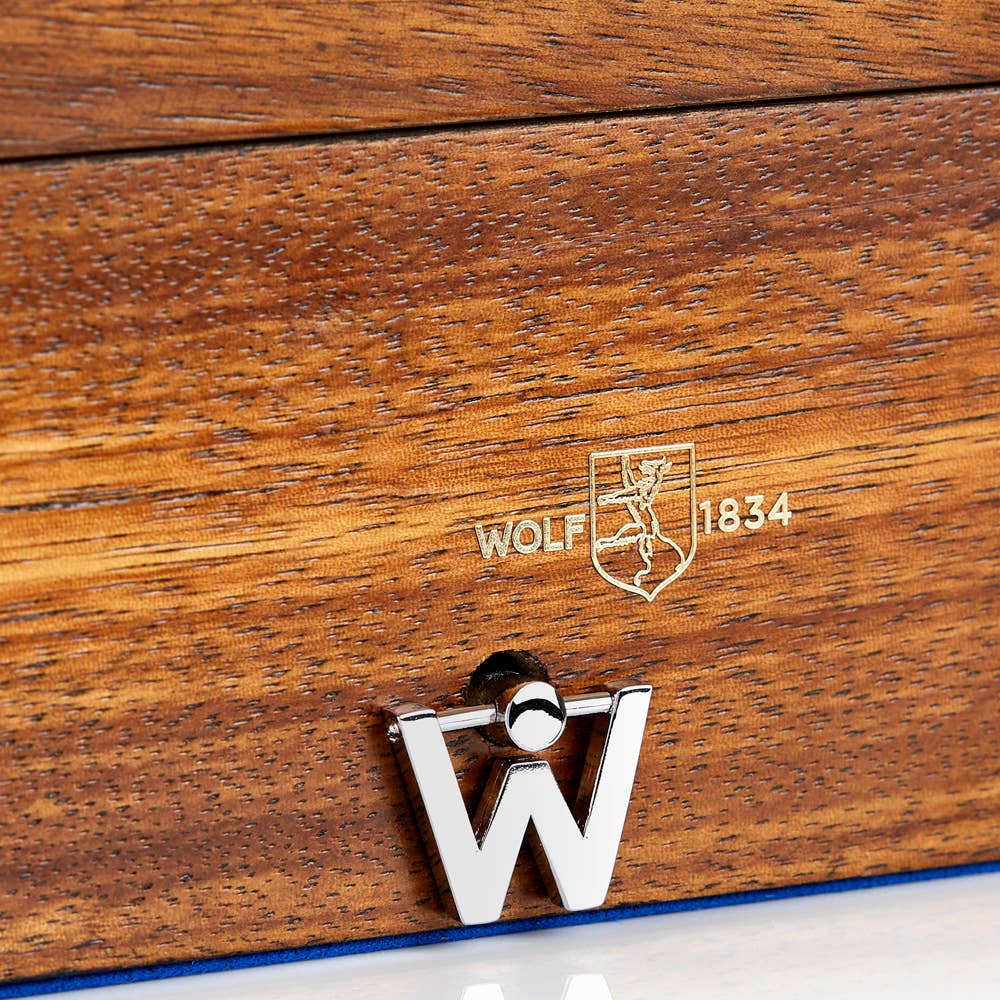 WOLF 1834 Ballet Musical Walnut Wood Jewelry Box