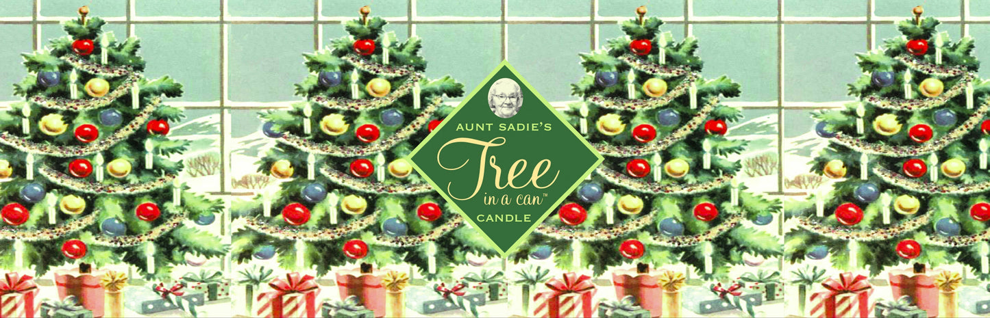 1960s Tree-in-a-Can Candle: Famous Pine Scent