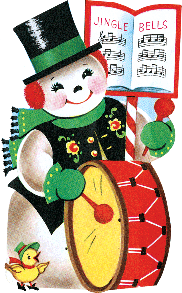 Christmas Cheer Retro Christmas Greeting Card Packet