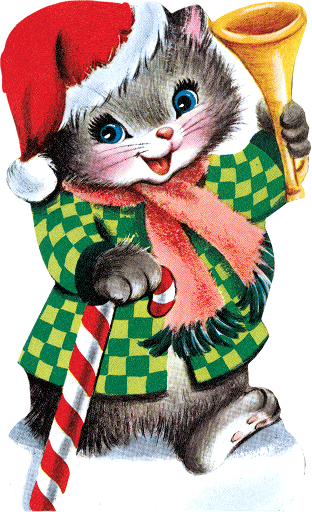 Christmas Cheer Retro Christmas Greeting Card Packet