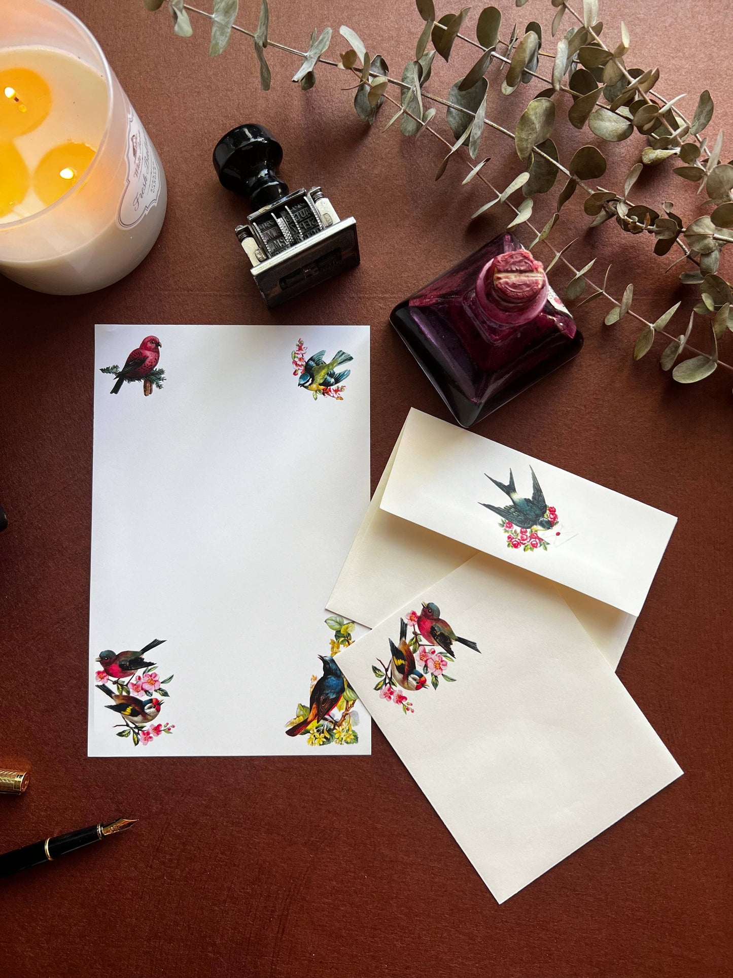 Victroian Birds Letter Writing Set