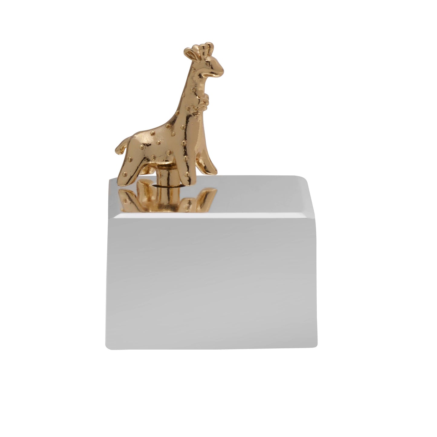 Wallace Baby Giraffe Silverplated Lullaby Music Box