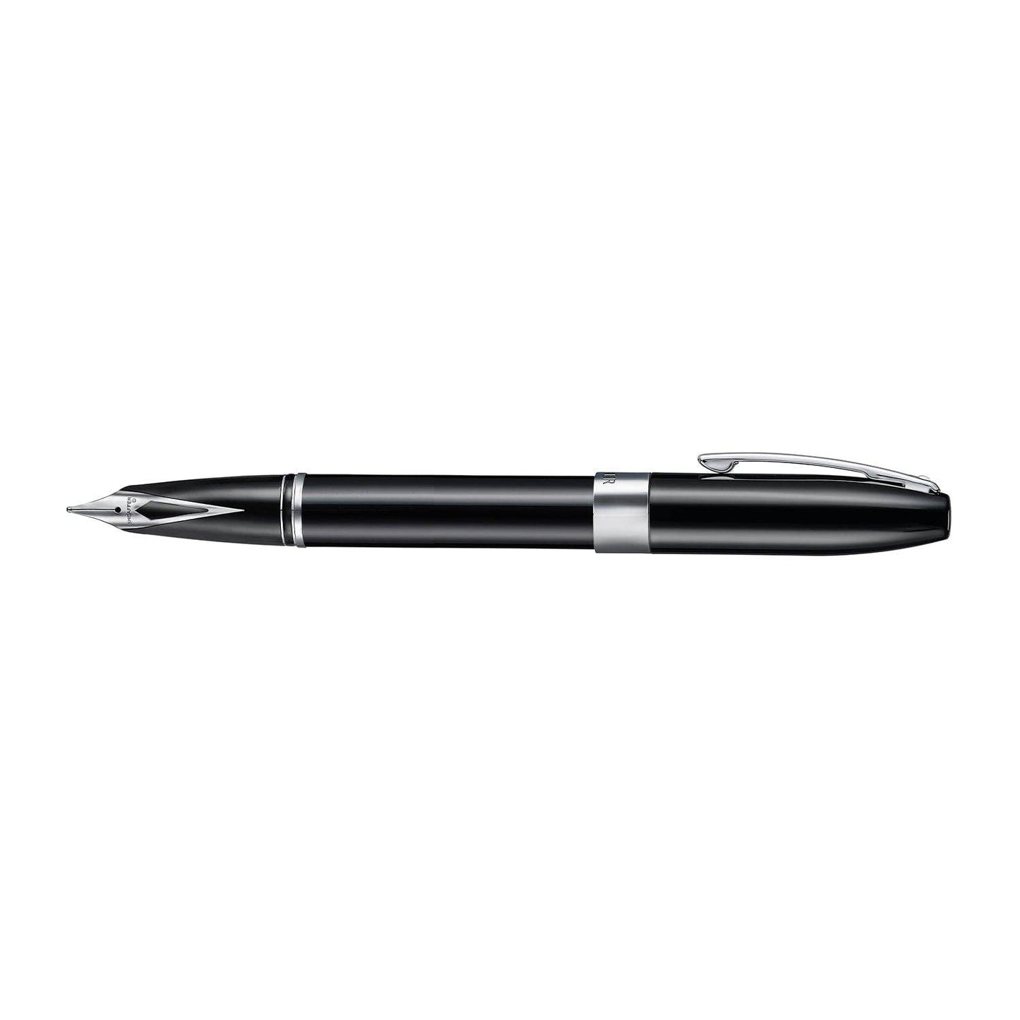 Sheaffer Legacy Glossy Black Inlaid Nib Fountain Pen (Medium) with Chrome-Plated Trims