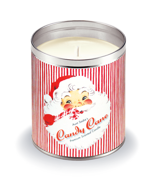 Aunt Sadie's Candy Cane Santas Candle: Candy Cane Scent