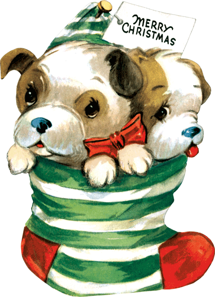 Christmas Cheer Retro Christmas Greeting Card Packet