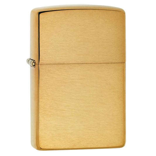 Zippo Classic Brushed Finish Brass Windproof Lighter
