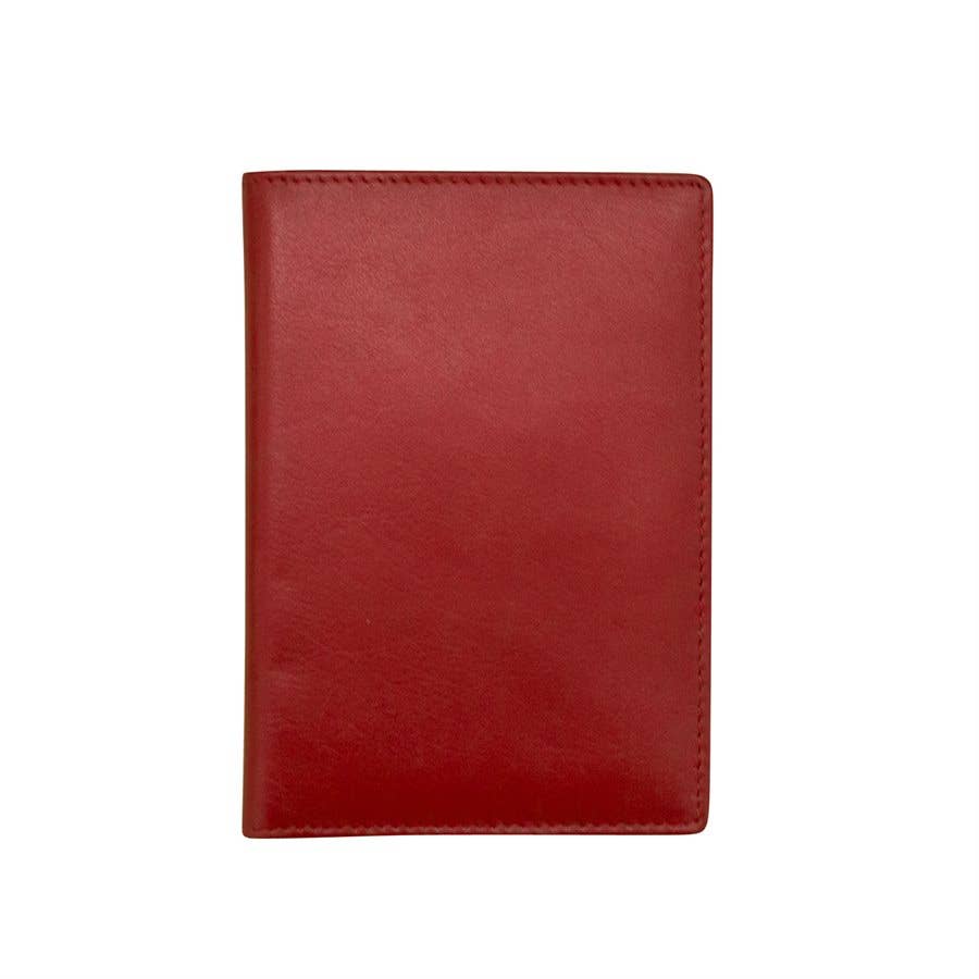 Leather Passport Case with Card Holder