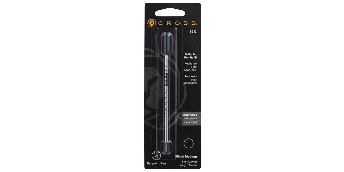 Cross Ballpoint Pen Refill - Black - Medium