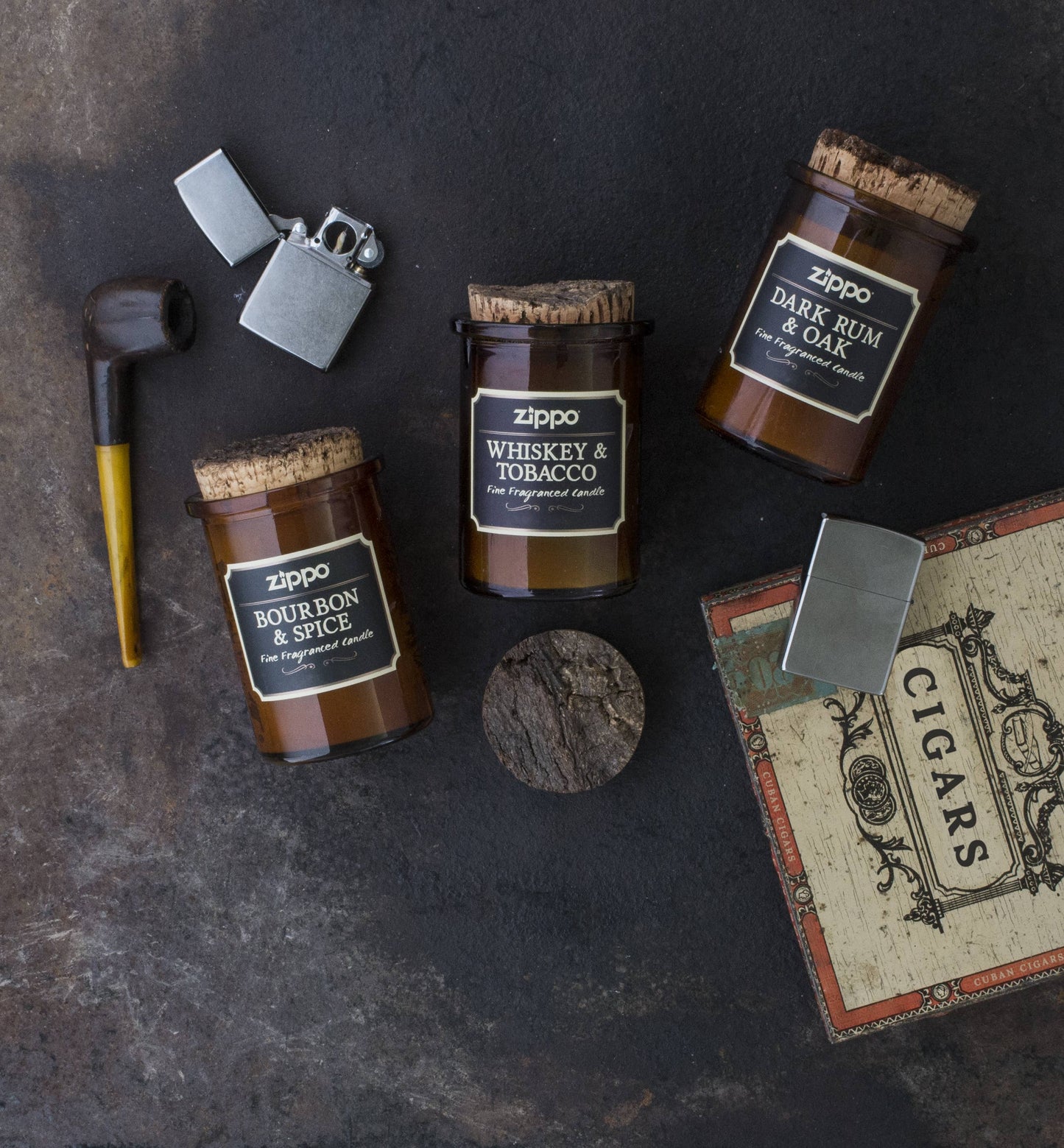 Zippo Whiskey & Tobacco Spirit Candle