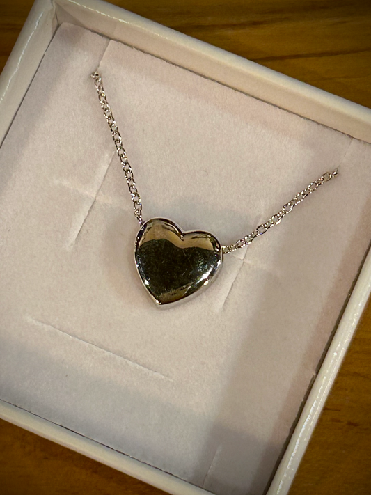 Sterling Silver Girls' Heart Necklace