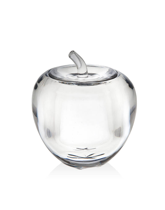 Small Crystal Apple Trinket Box