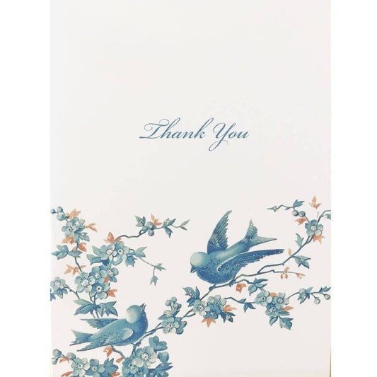Blue Birds Thank You Card