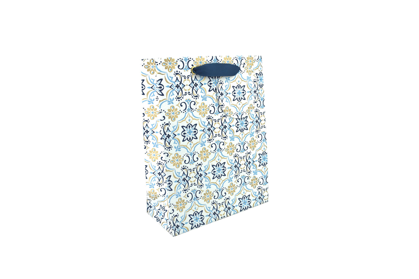 Blue Boho Tile Medium Gift Bag