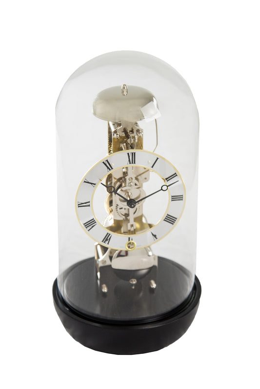Hermle "Bronx" Mechanical Table Clock with Glass Dome