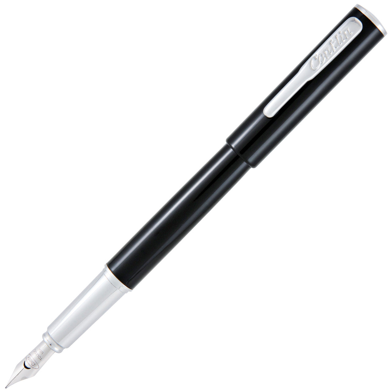 Conklin Coronet™ Black Fountain Pen