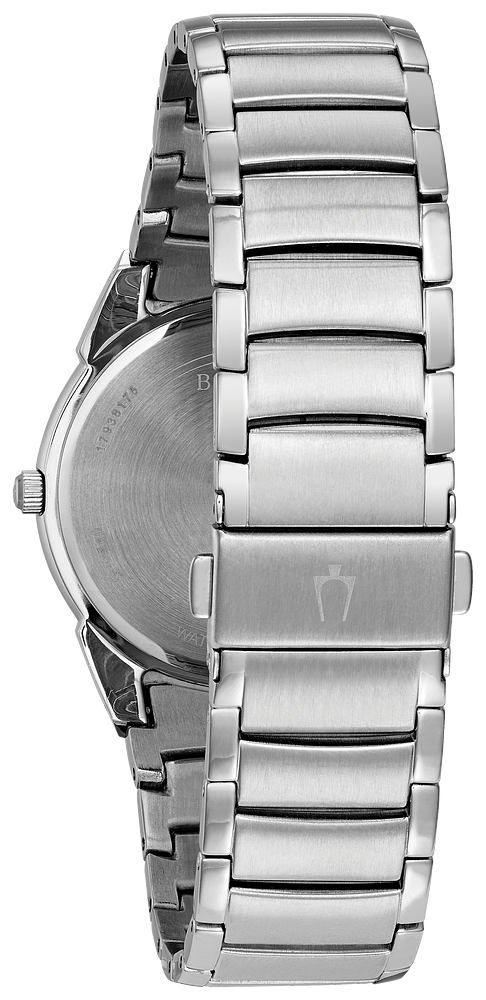 Bulova Classic Silver & Stainless Steel Watch