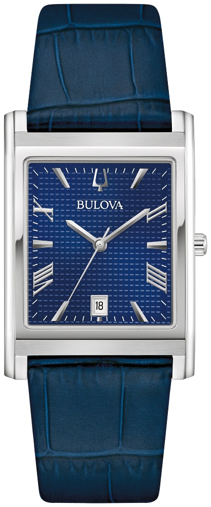 Bulova Sutton Classic Blue Tank Watch