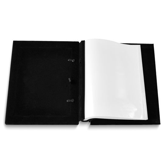Elegance Reed Ribbon Silver Plated 5" x 7" Photo Album