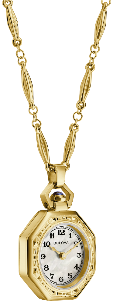 Bulova Ladies Rubaiyat Art Deco Watch Pendant