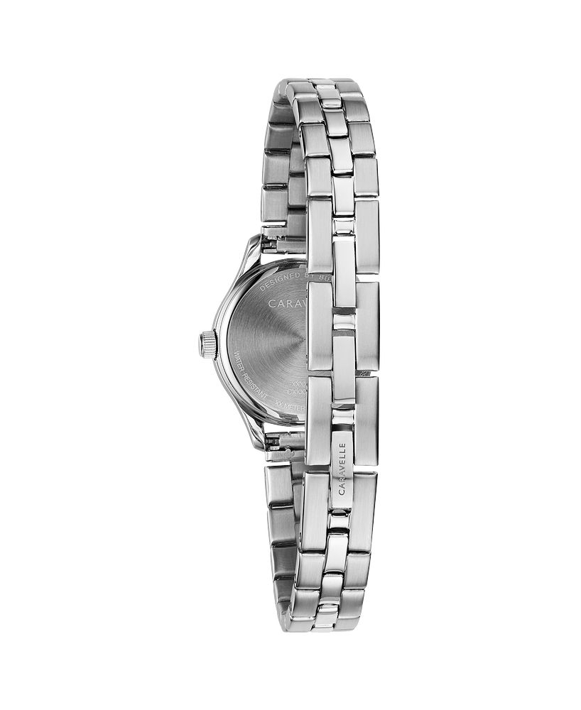 Caravelle by Bulova Ladies Traditional Stainless Steel/Silver Watch