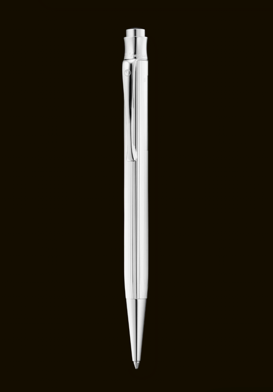 Waldmann Tango Sterling Silver with Lines Pattern Ballpoint Pen