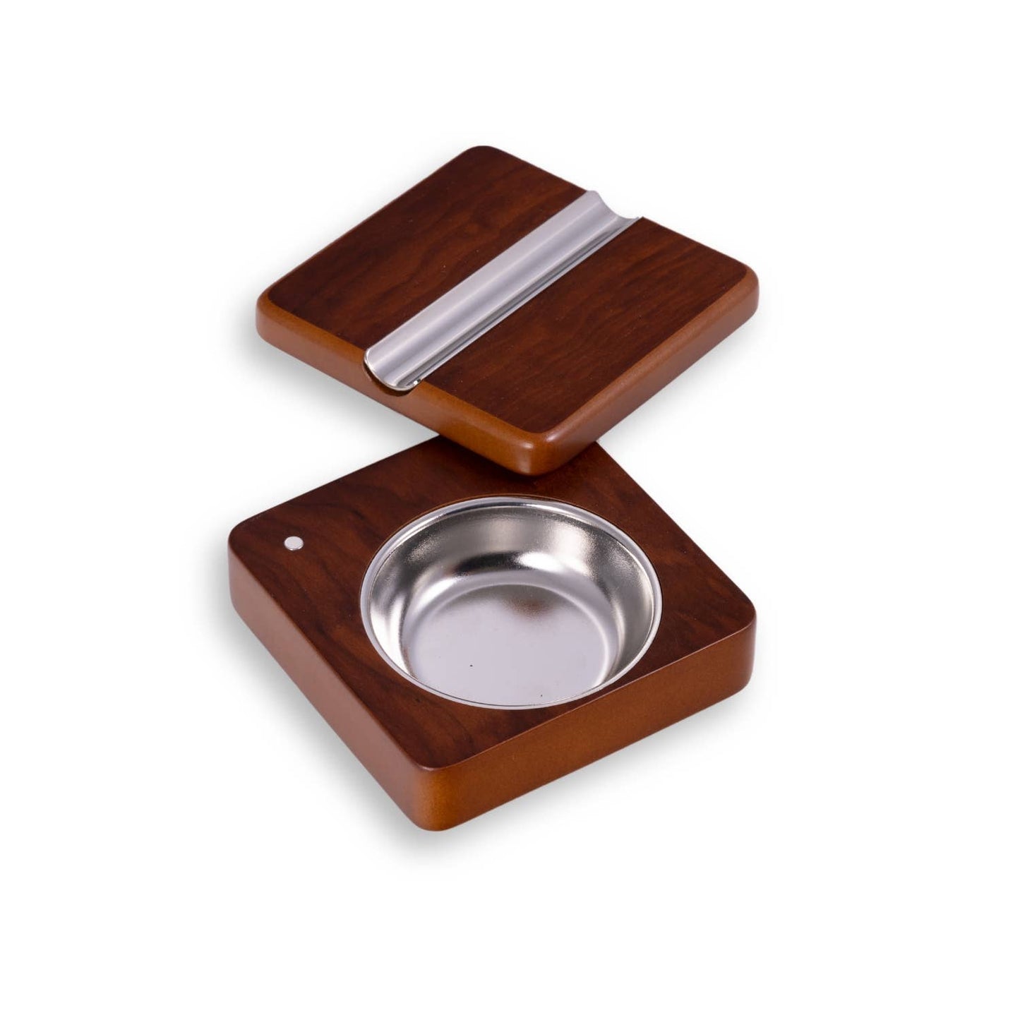 Rosewood Swivel Cigar Ashtray