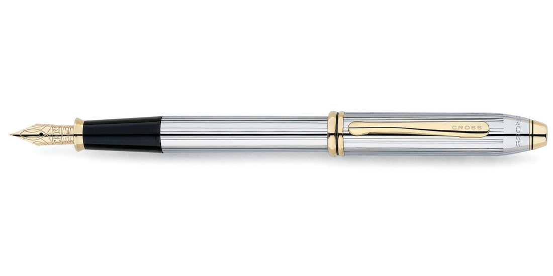Cross® Townsend Medalist® Chrome and 23 Karat Gold Plated Trim Fountain Pen