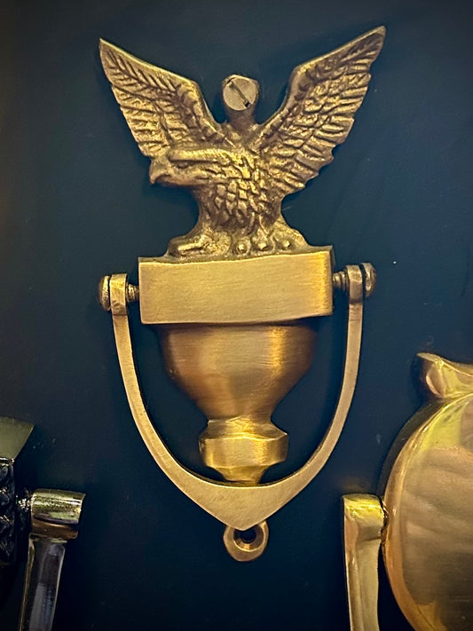 Antiqued Brass American Eagle Door Knocker