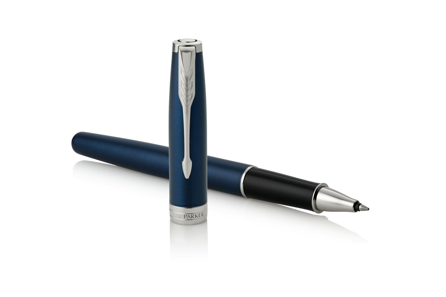 Parker Sonnet Blue with Silver Trim Rollerball Pen