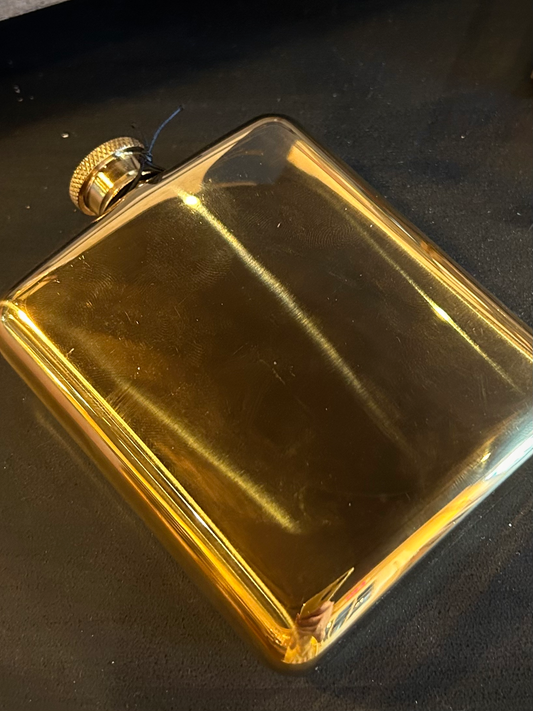 14kt Gold Plated Flask