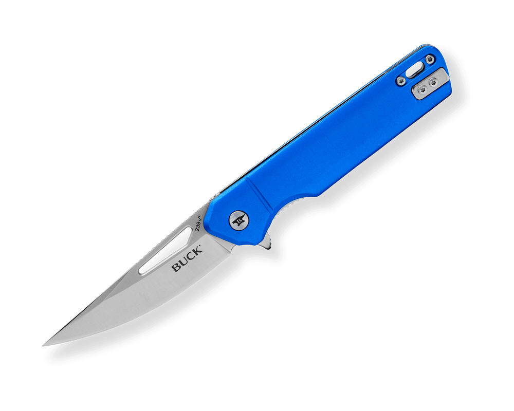 Buck 239 Infusion™ Drop Point Blue Handle Pocket Knife