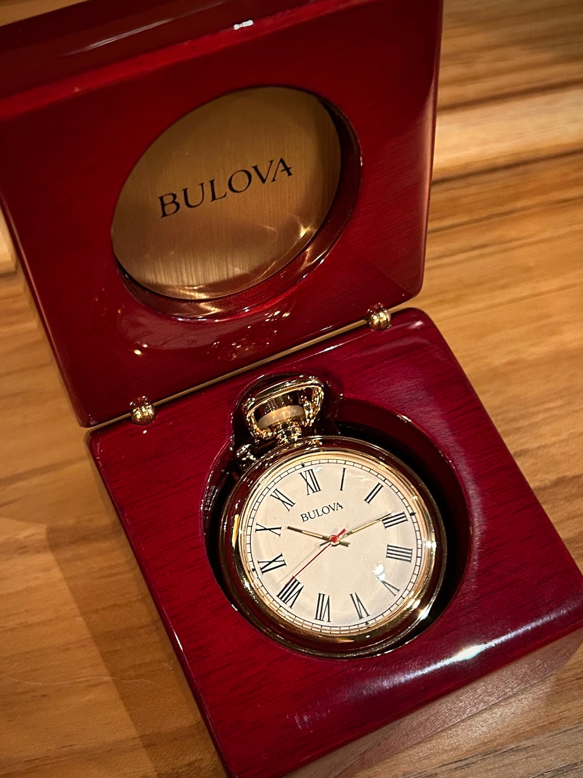 Bulova Ashton Gold Pocket Watch