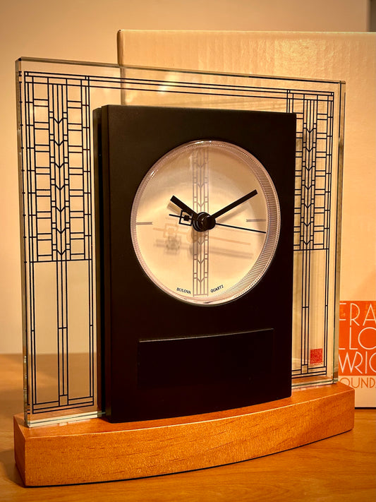 Bulova Frank Lloyd Wright Glasner House Clock