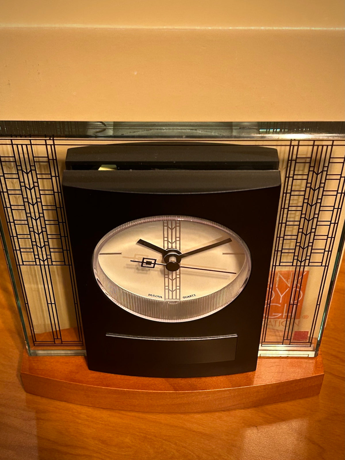 Bulova Frank Lloyd Wright Glasner House Clock