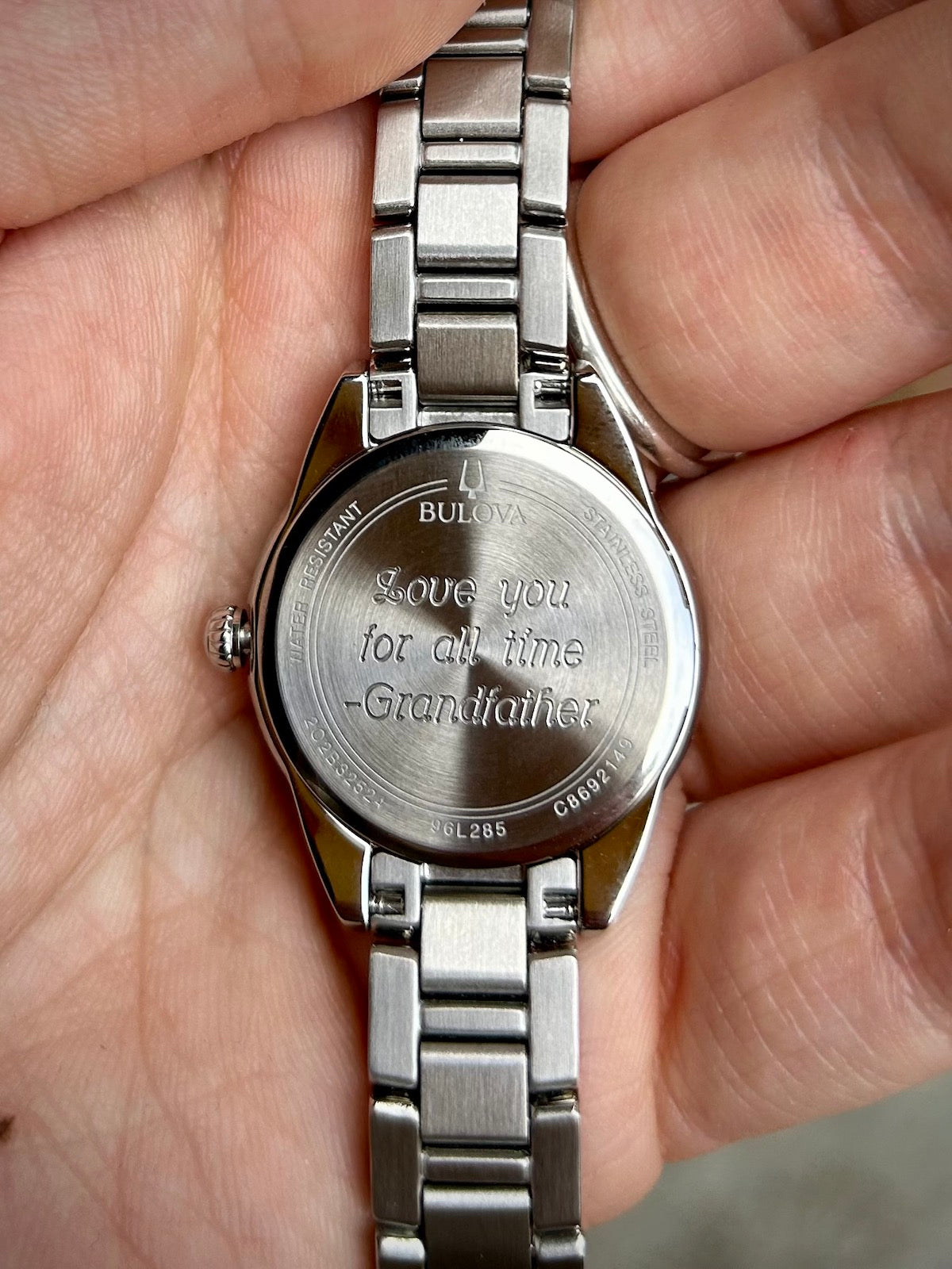 Bulova Ladies Sutton Silver & Blue Accent Watch