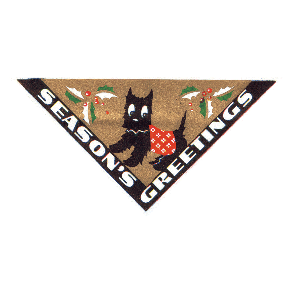 Vintage Christmas - Holiday Sticker Box