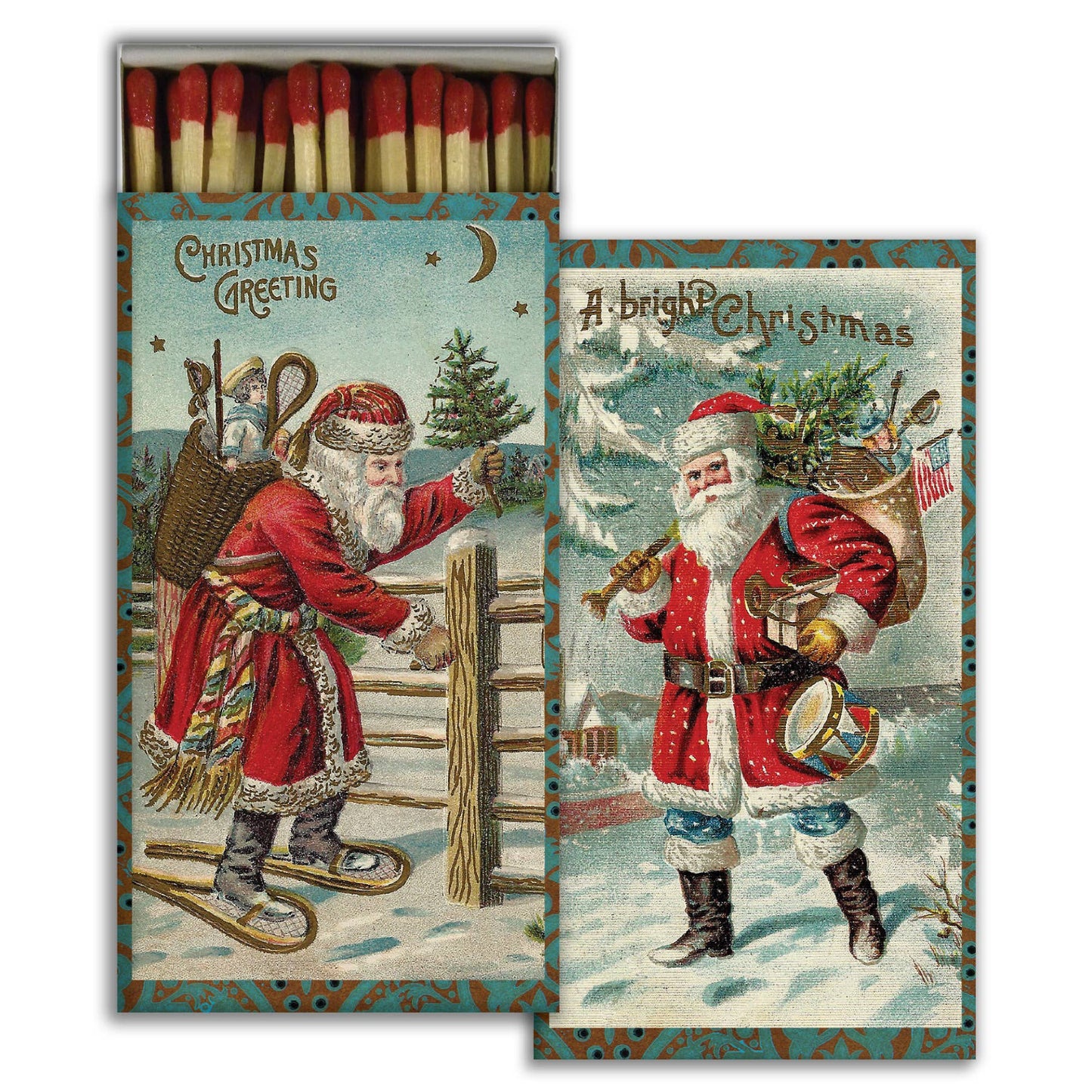 Vintage Santa Claus Christmas Matches