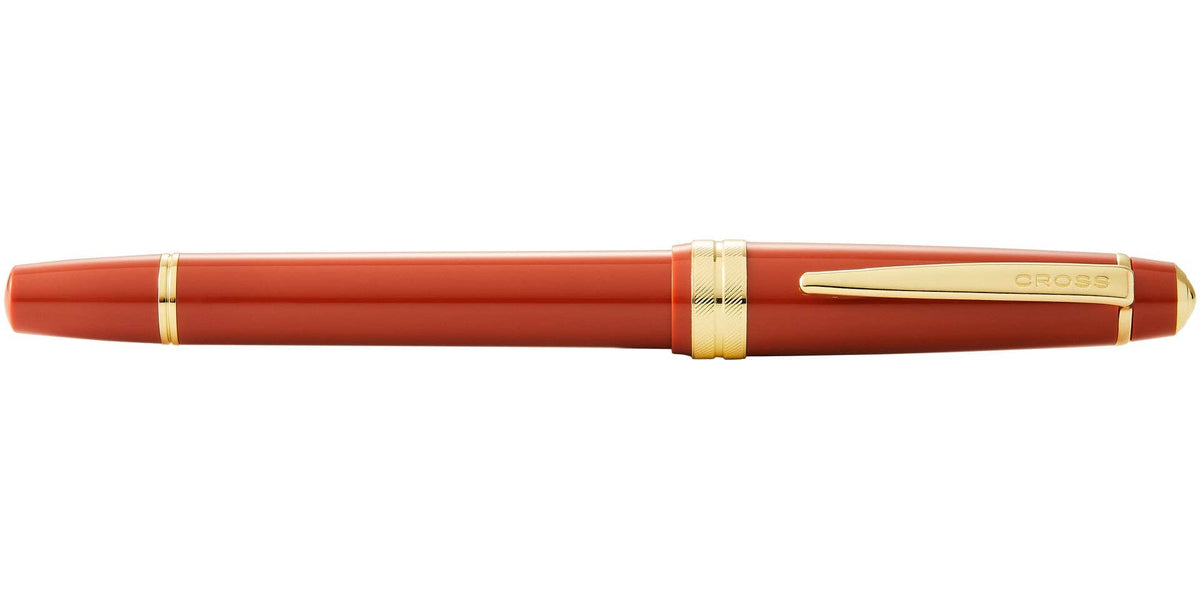 Cross Bailey Light™ Polished Amber Resin and Gold Tone Fine Nib Fountain Pen