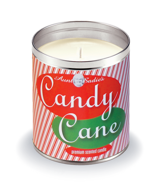 Aunt Sadie's Candy Cane Candle