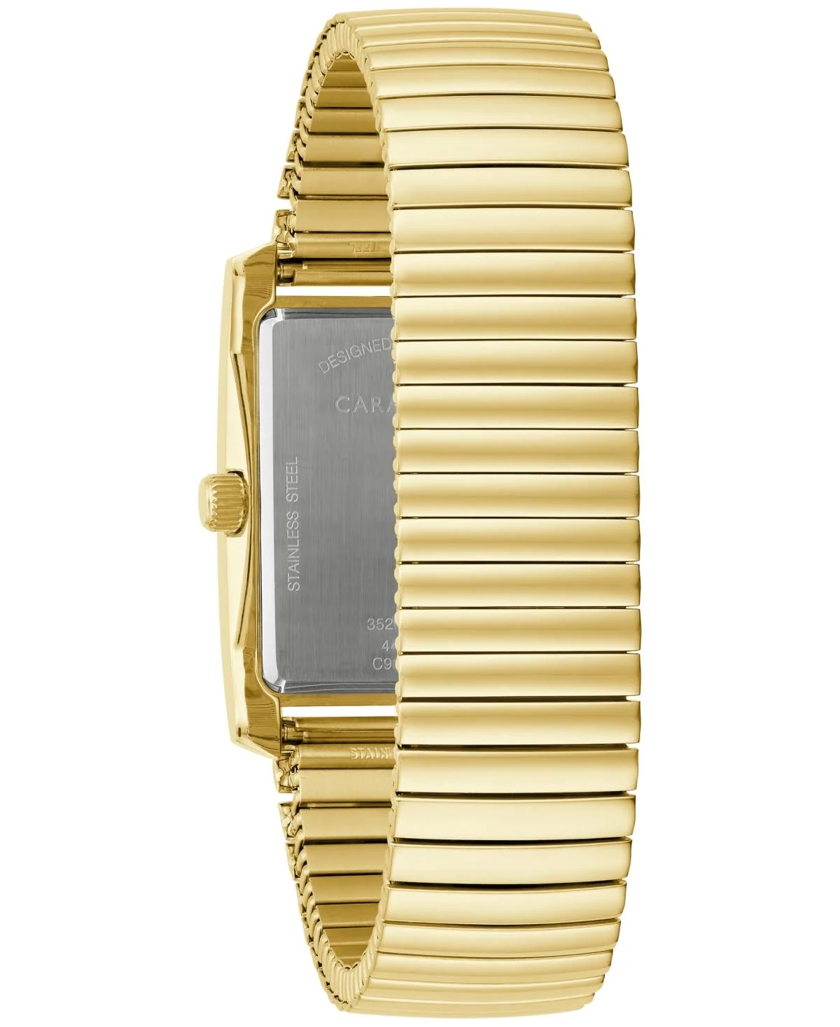 Caravelle by Bulova Dress Classic Gold Tank Watch