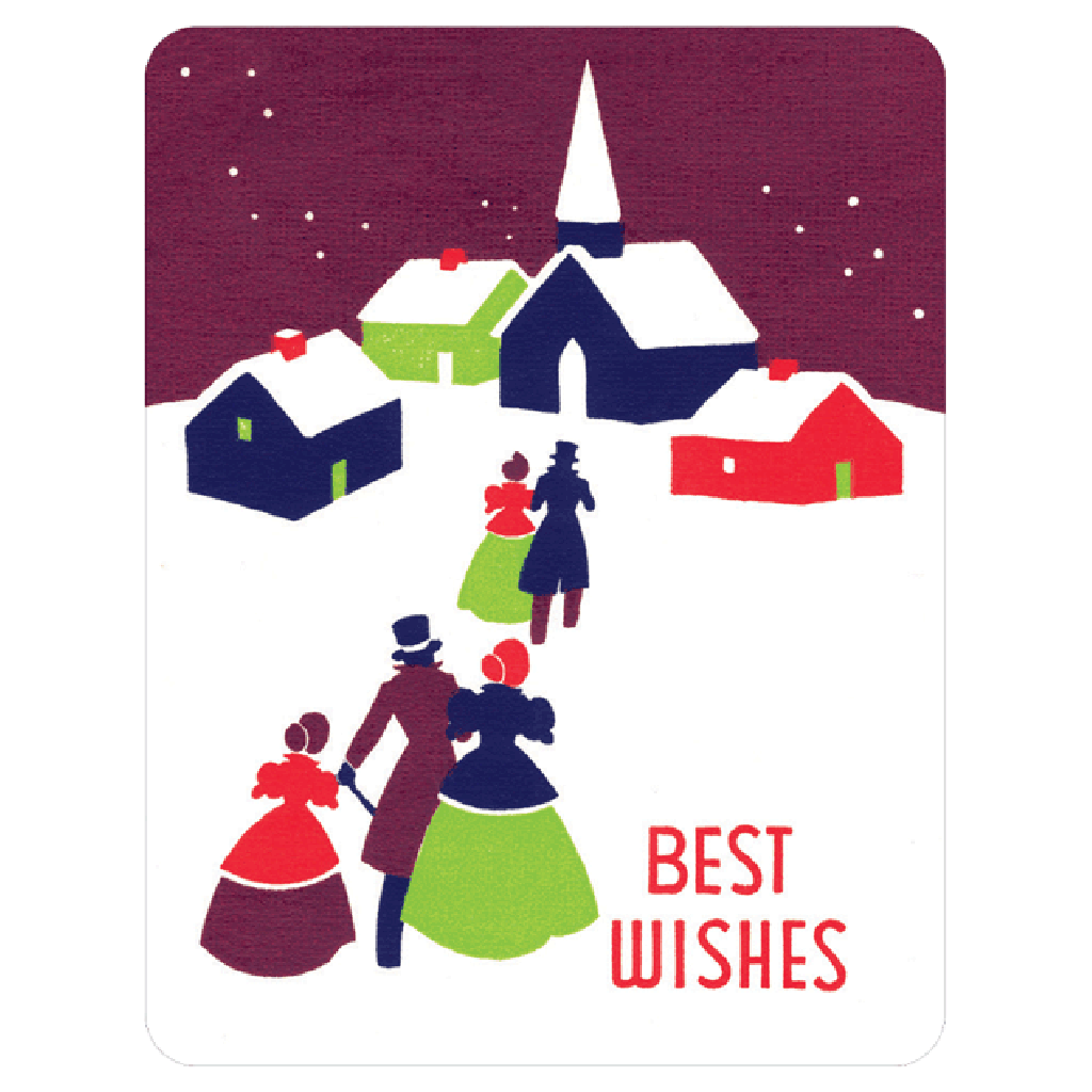 Vintage Christmas - Holiday Sticker Box