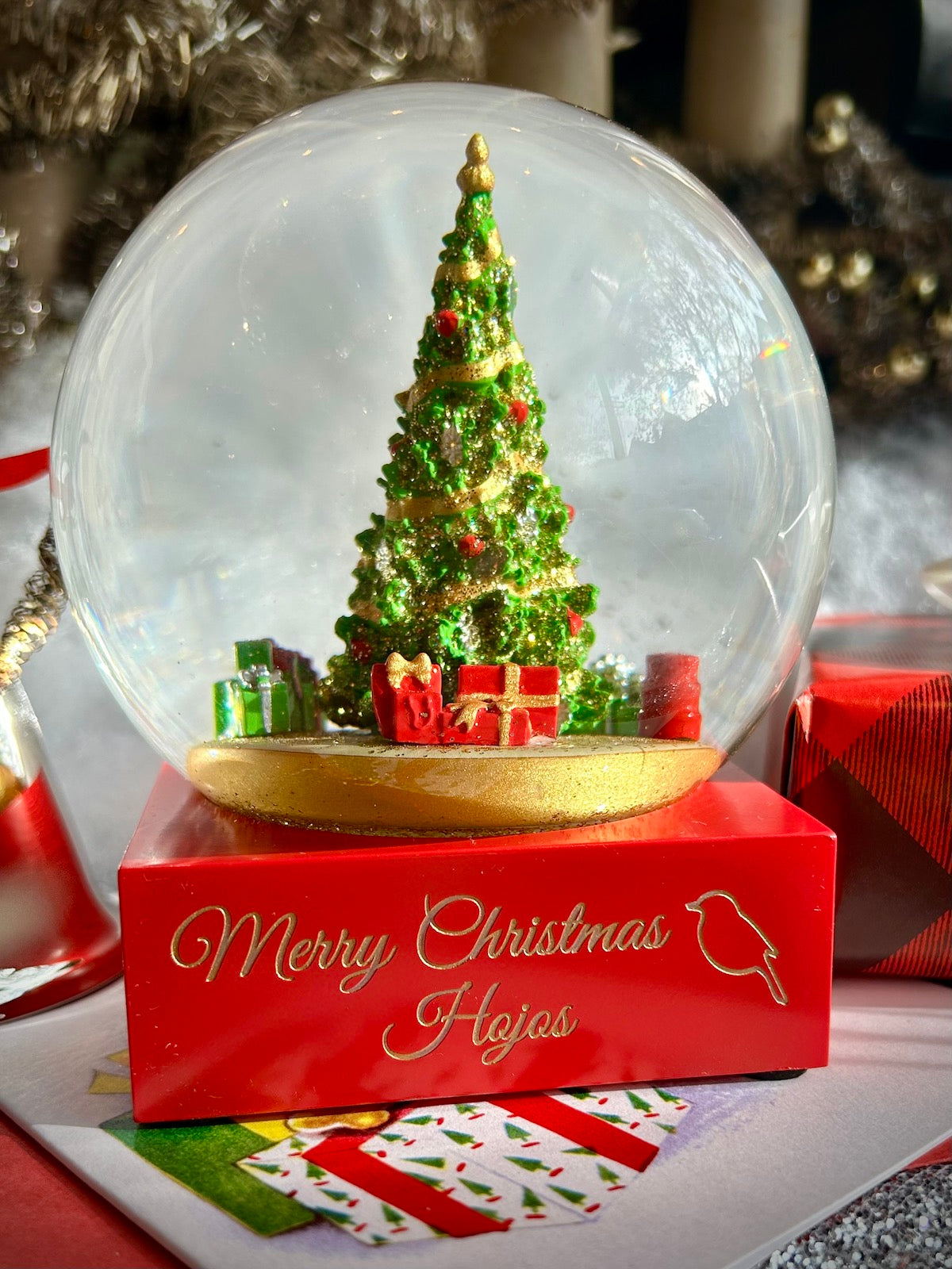 Christmas Tree Snow Globe