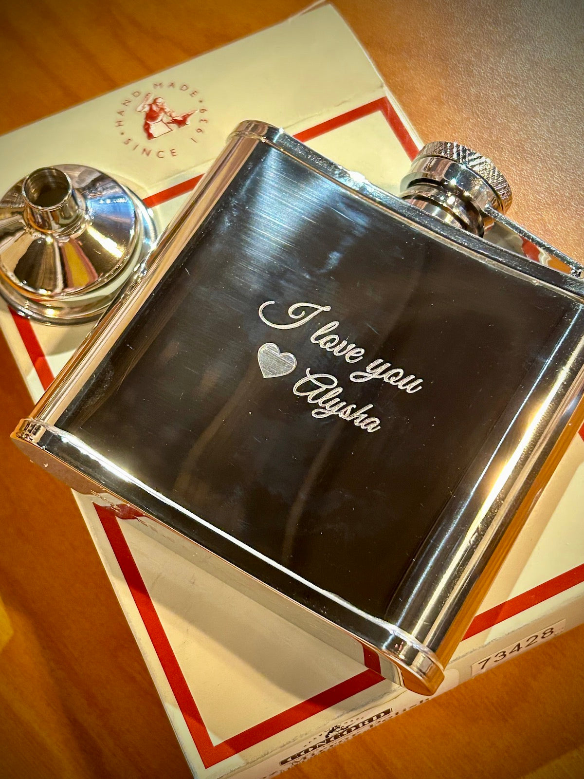 Concord Mirror Polish Flask