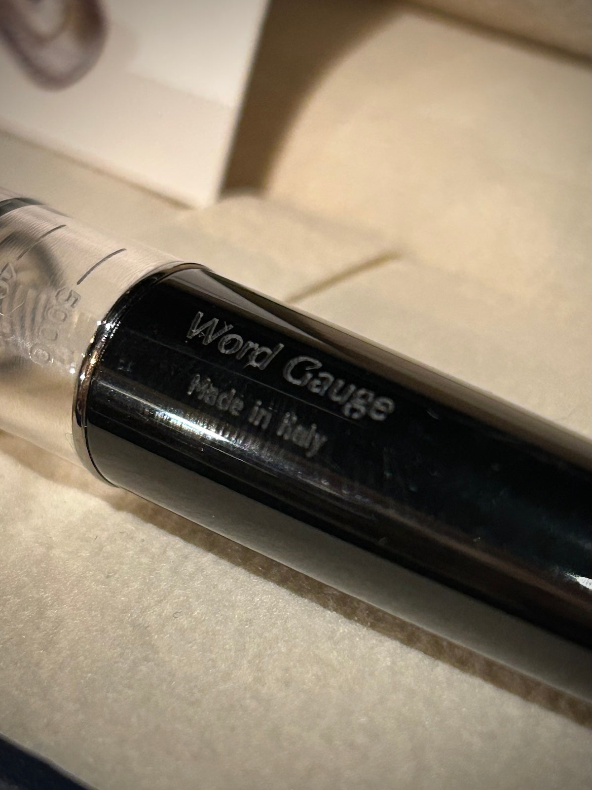 Conklin Heritage Word Gauge™ Black Fountain Pen