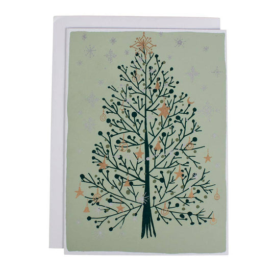 Sparkling Tree Holiday Card